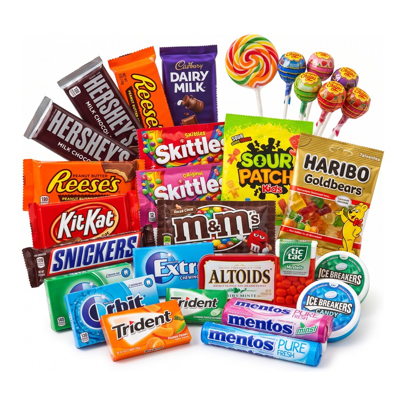 Candy and confectionery products at NTC wholesale