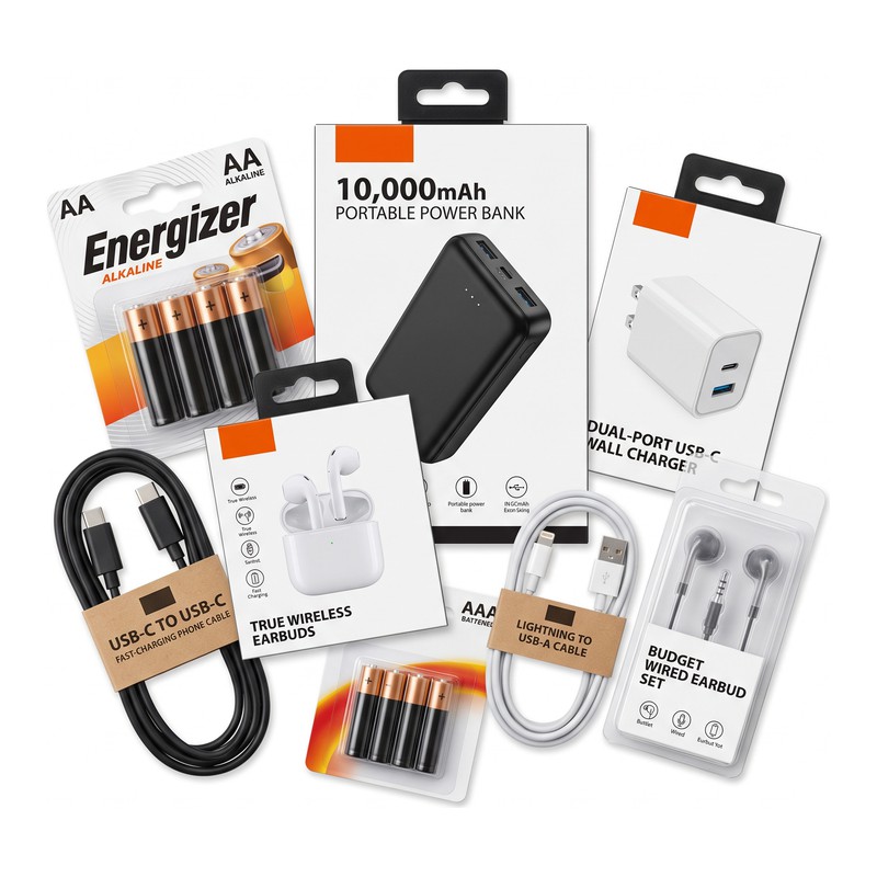 Batteries and small electronics at NTC wholesale