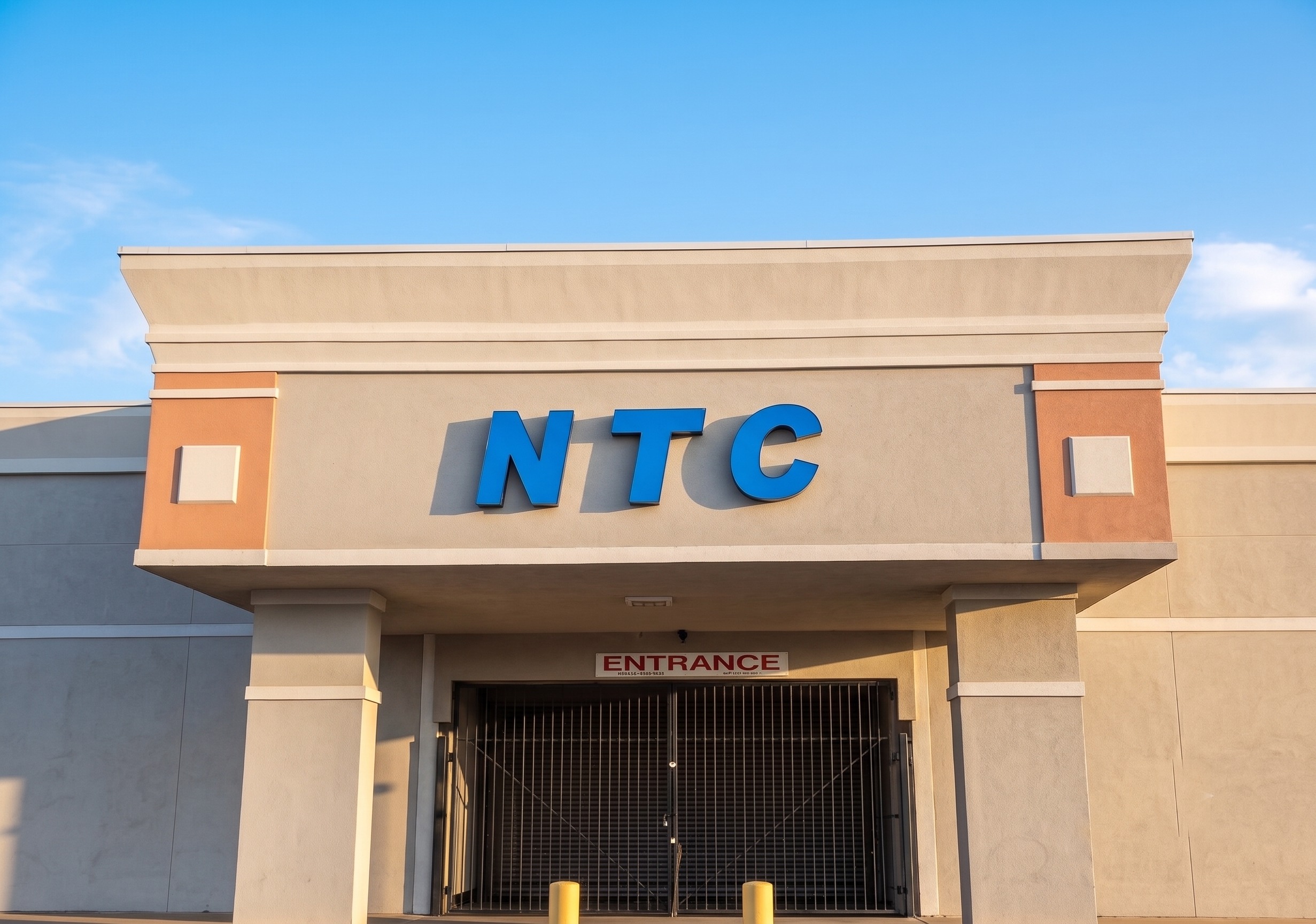 Front of the warehouse