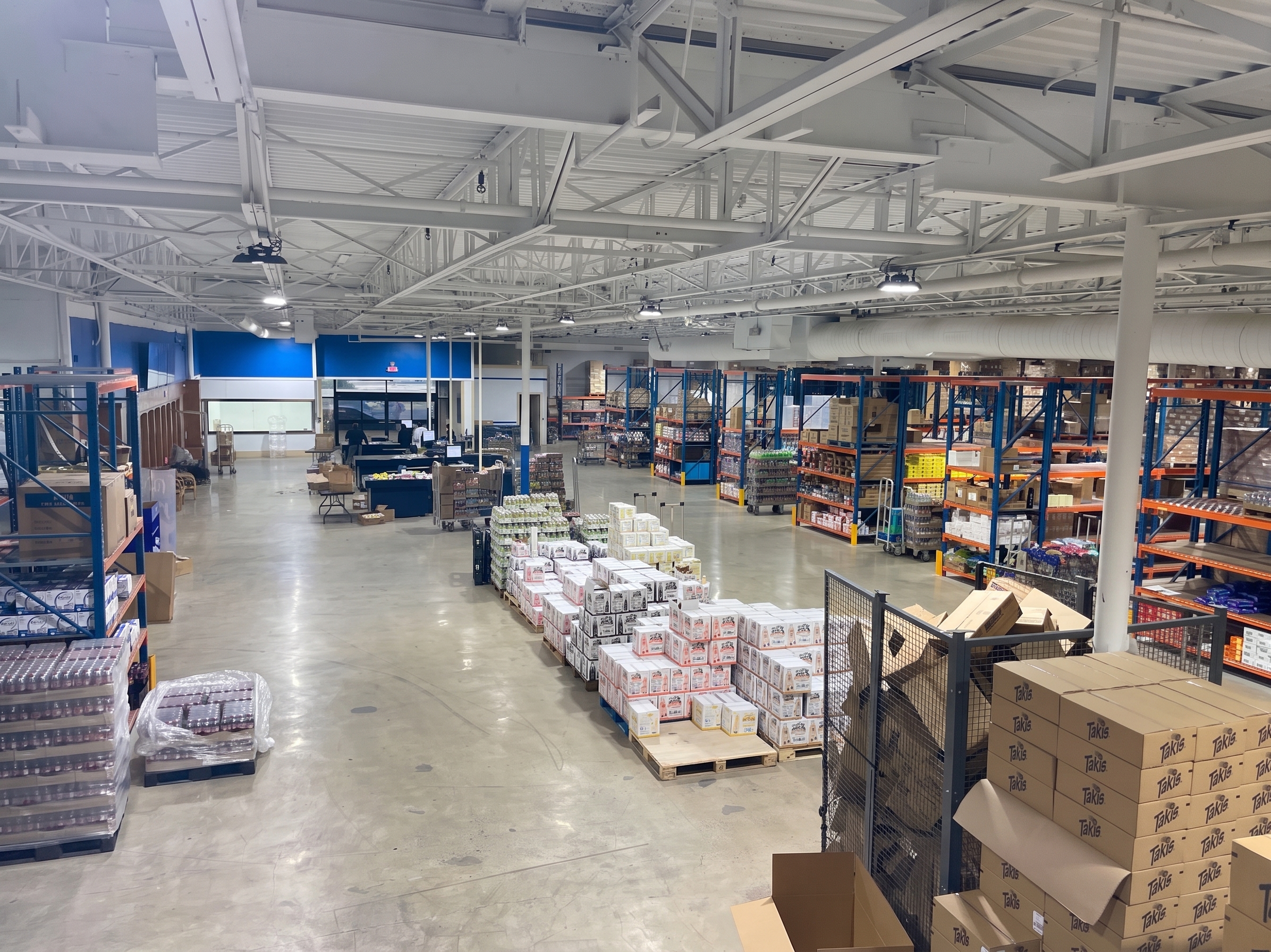 Inside the NTC wholesale warehouse floor in Memphis