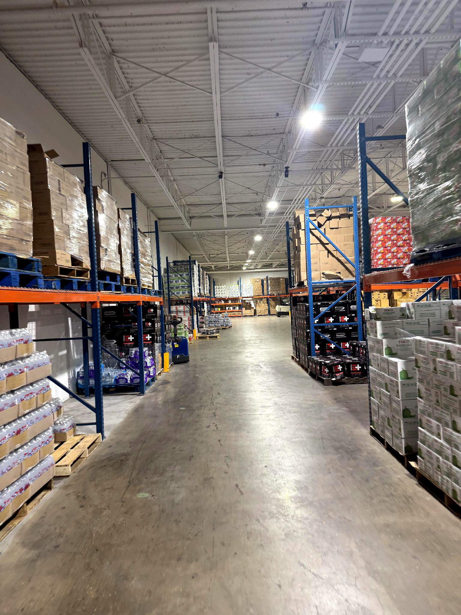 Warehouse aisles